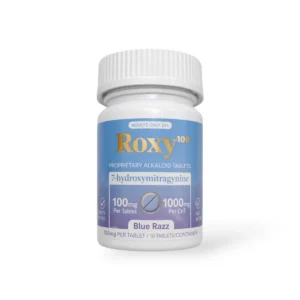 Roxy 100 7-Hydroxymitragynine Blue Razz Tablets 100mg