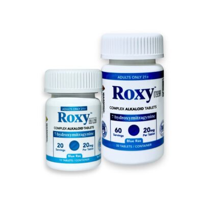 Roxy Complex Alkaloid 7-hydroxymitragynine Tablets Blue Ras 20mg